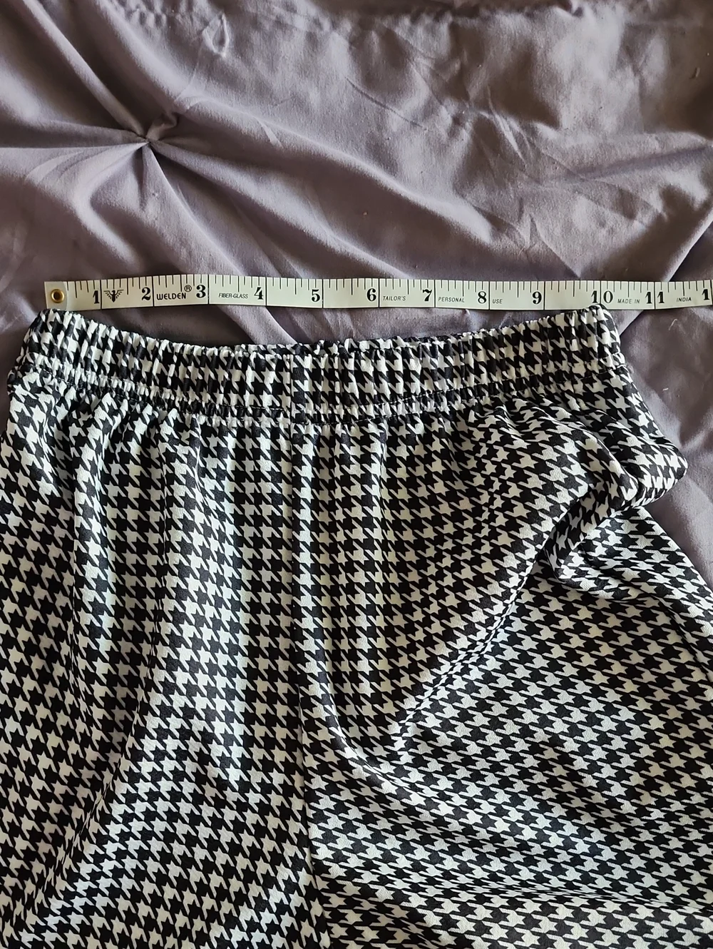 Houndstooth Two-Piece Pant Set 🤍🖤